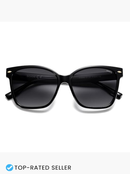Oversized Square Polarized Sunglasses Retro 90s Trendy UV400 Unisex main image 4